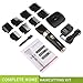 BESTBOMG Cordless Hair Clipper Kit for Men,Speed Adjustable Hair Trimmer with Ceramic Blade,Rechargeable Hair Cutting Machine with 8 Guide Combs Used for Family Hairdressing