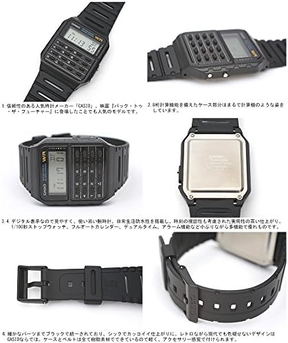 Amazon Co Jp Casio カシオ 腕時計 デジタル データバンク カリキュレーター Ca 53w 1 逆輸入 服 ファッション小物