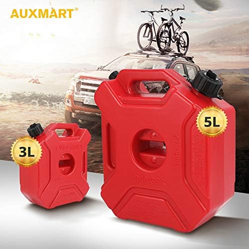 3L 5L Red Fuel Tank Cans Spare Plastic Petrol Tanks Mount Motorcycle Jerrycan Gas Can Gasoline Oil Container Fuel-Jugs