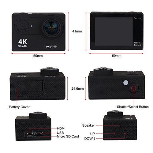 3 Waterproof+Rechargeable+1050mAh+Batteries+Accessories