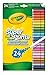 Crayola Markers for Kids, Set of 24 Supertips Washable Markers, Non-Toxic, Ages 3, Multicolor Tip, 24 Count (Pack of 1)