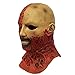 Molezu Halloween Novelty Horror Mask, Costume Party Cosplay Latex Burn Half Face Mask