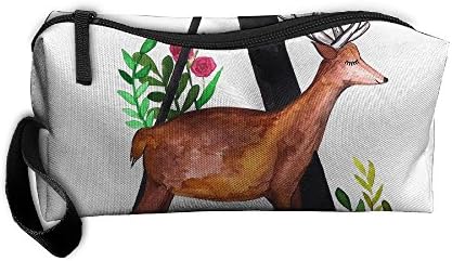 Deer Toiletry Bag Multifunction Cosmetic Bag Portable Makeup Pouch Travel Hanging Organizer Bag