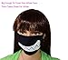 Caszel Mouth Mask Anime,Cute Fashion Mask Emoticon Mouth-Muffle Kao moji Anti-Dust Cute Cool Face Mask(Black)