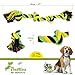 Dog Rope Toys - 100% Cotton - 4 Knot Rope Tug - Rope Knot Ball - for Medium to Large Dogs - Washable - Pack of 2
