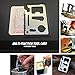 Hero LLC Survival Kit by 8-in-1 Portable EDC Emergency Survival Tools Set with Gift Box for Hunting Hiking Camping Climbing Traveling Wilderness Adventures or Car. Flint/Pliers/Compass/Wire Saw