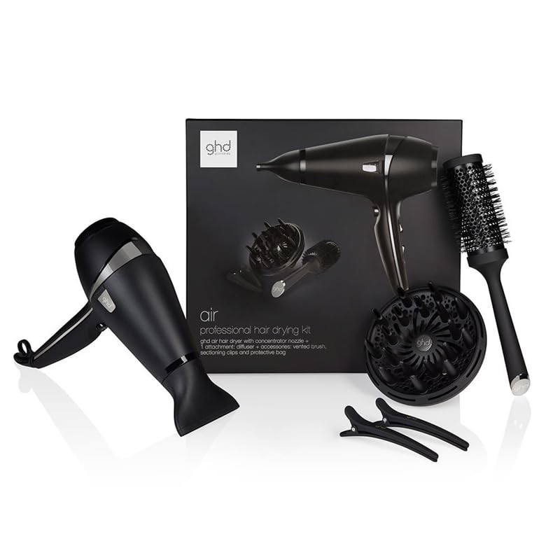 ghd Air Hair Drying kit- Professional Hairdryer (Black)