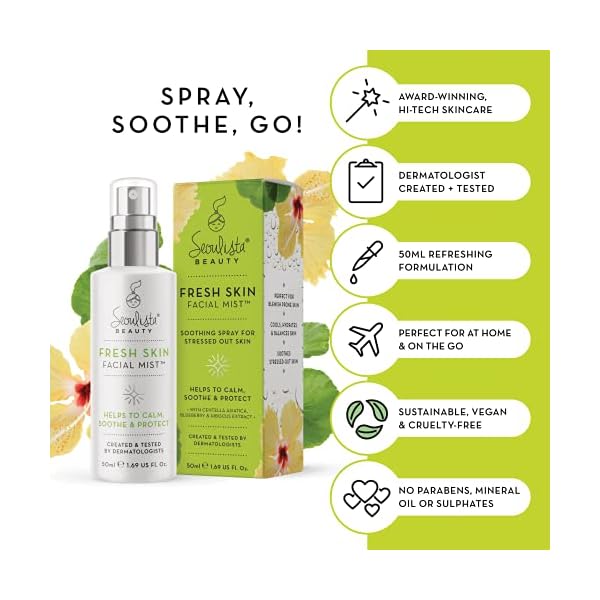 Seoulista-Beauty-Fresh-Skin-Facial-Mist-Skin-Protecting-Face-Mist-Dermatologist-Created-Korean-Skin-Care-Natural-50-ml Seoulista Beauty® Fresh Skin Facial Mist™ 50ml | Calm, Soothe and Protect Stressed-Out Skin | Dermatologist Created…