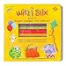 Wikki Stix Arts and Crafts for Kids Activity Book, Wiggles, Squiggles, Curlicues Board Book, Non Toxic, Waxed Yarn, Made in America, 36 Included