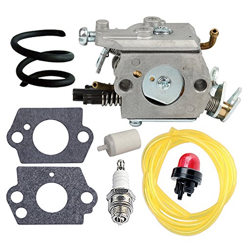Panari C1Q-EL24 Carburetor + Fuel Line Filter Tune Up Kit for Husqvarna 123 223 322 323 325 326 327 123C 223L 322C 323R Trimmer Brushcutter Pole Saw Edger