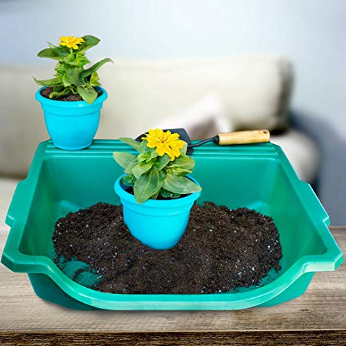 Argee RG155-2 Table-Top Gardener Portable Potting Tray, 2 Pack, Green