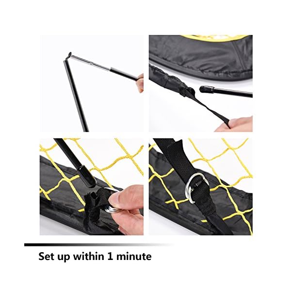 PodiuMax 2 in 1 Pop Up Kids Soccer Goal Indoor/Outdoor Soccer Target