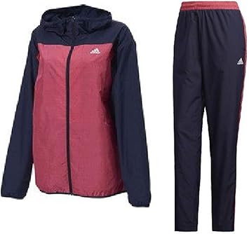 Amazon Co Jp Adidas アディダス W Musthaves マストハブス カラーブロック 裏起毛 ウィンドブレーカージャケット ロングパンツ 上下セット レディースs 152 158 Cm 国内正規品 Fyi97 Fyj06 レジェンドインク リアルピンク スポーツ アウトドア
