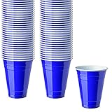 16-Ounce Plastic Party Cups in Blue