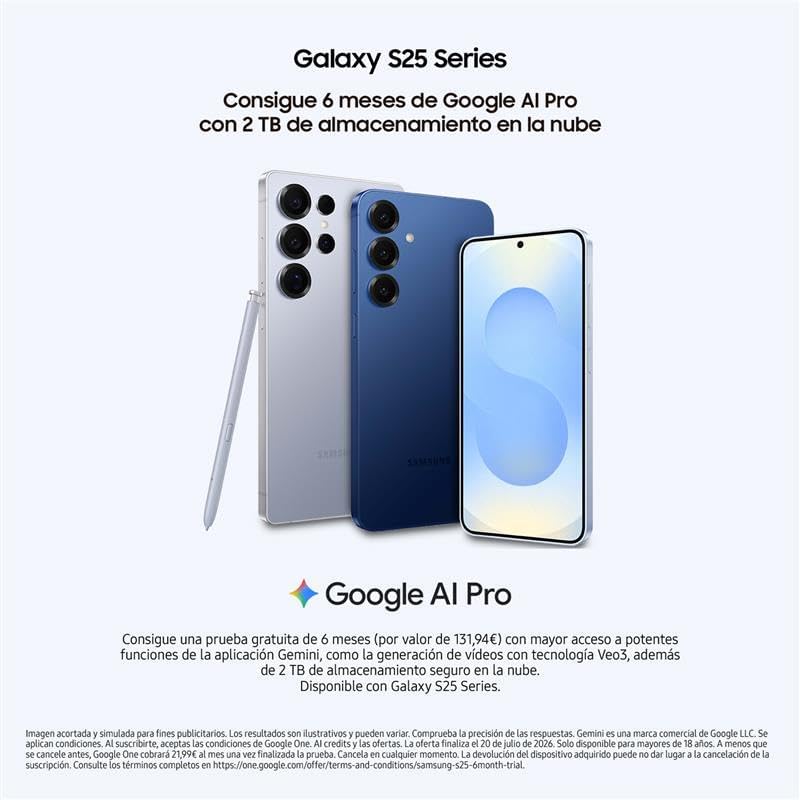 Galaxy S25 Ultra 256GB Teléfono Móvil con IA, Galaxy AI, 12GB RAM, Cámara 200MP, Dual SIM, IP68, Garantía del Fabricante 3 Años + 1 Año Extra, Titanio Negro (Versión Española) — foto 3 de 8