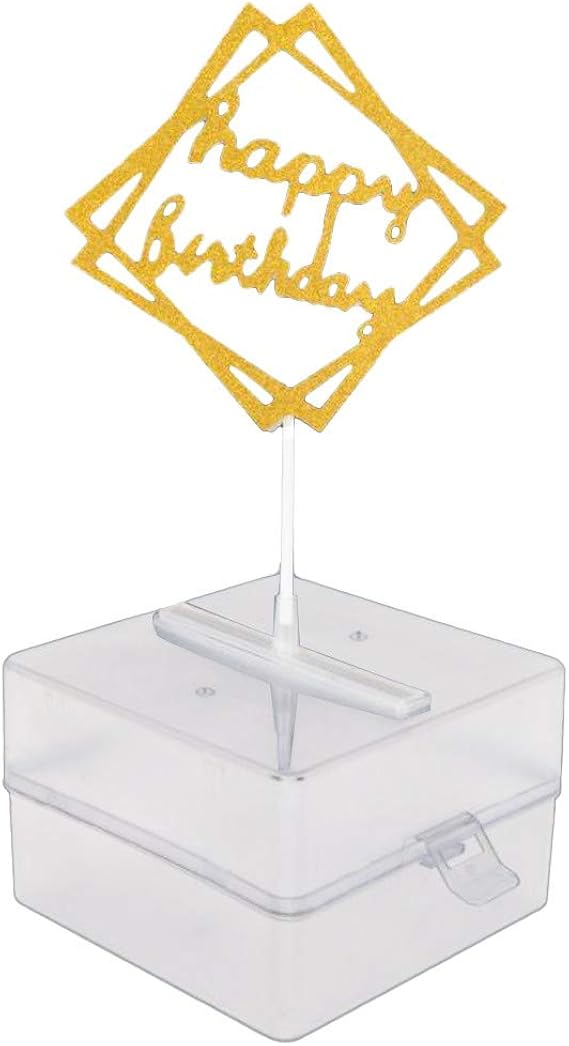 Amazon Co Jp ケーキatmお誕生日おめでとうケーキトッパー貯金箱面白いケーキatmお誕生日おめでとう White 服 ファッション小物