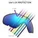 OutdoorMaster OTG Ski Goggles - Over Glasses Ski / Snowboard Goggles for Men, Women & Youth - 100% UV Protection