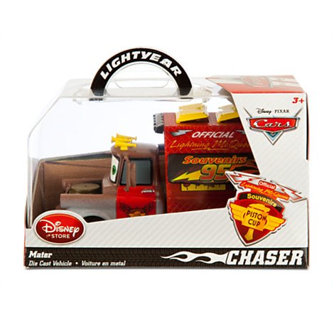 Disney Pixar Cars Disney Store Exclusive Souvenir Truck Mater in Chaser Package
