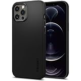 Spigen Thin Fit Designed for iPhone 12 Pro Max Case (2020) - Black
