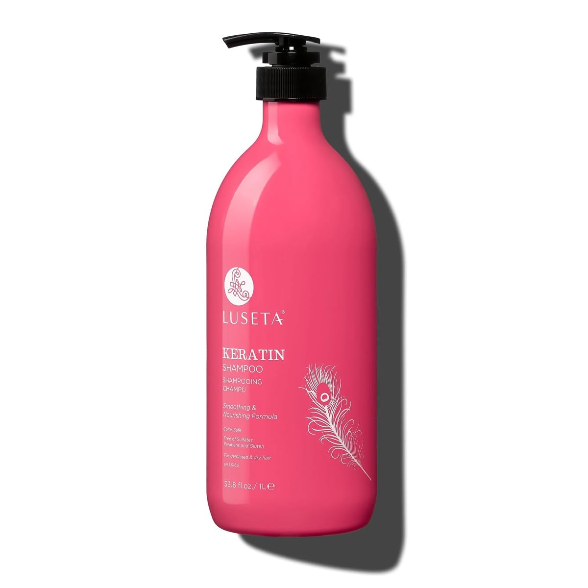 'Luseta Keratin Shampoo Smoothing & Nourishing Formula 33.8 Fl