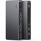 UGREEN Revodok Pro 209 USB C Docking Station, 9-in-1 DisplayLink Dual 4K@60hz Triple Extended Modes for MacBook, 2 DP & 2 HDM