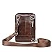 Langzu Men's Genuine Leather Cowhide Vintage Messenger Bag Shoulder Bag Crossbody Bag