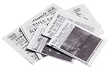 Dollhouse Miniature Set of 4 Newspapers by International Miniatures