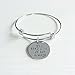 Mother in Law Expandable Bangle - I Will Take Care of Her Always Bride Mom Gift Bracelet Stainless Steel