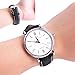 Ritche Leather Strap Replacement Watch Bands Straps 22mm-Black