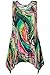 Jostar Women's HIT Side Drop Tank Tunic Print
