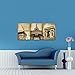 Pyradecor Famous Architecture Canvas Prints Wall Art Paris City Building Pictures Paintings for Living Room Bedroom Home Decorations Modern 3 Piece Stretched Landscape Artwork