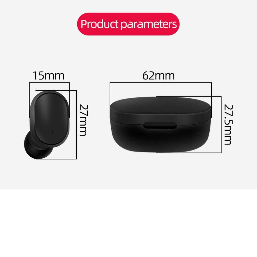 mekolen Drahtlose Bluetooth-Kopfhörer-Stereo-In-Ear-Mini-Sport-Headsets mit Ladekiste Kopfhörer