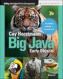 Big Java 7e Abridged Loose-Leaf Print Companion with Wiley E-Text Reg Card Set by