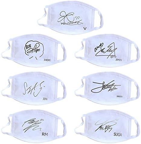 KPOP BTS Mouth Mask Bangtan boys Merchandise V Jung Kook Face Muffle (7 Pcs-3)