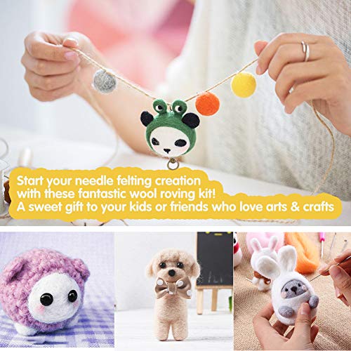 4 Felting+Jupean+Beginner+Needles+Supplies