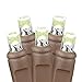 Novelty Lights 11ft 50 LED Warm White Christmas String Lights, 2.5