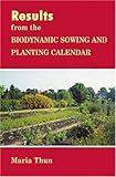 Results From The Biodynamic Sowing And Planting Calendar by