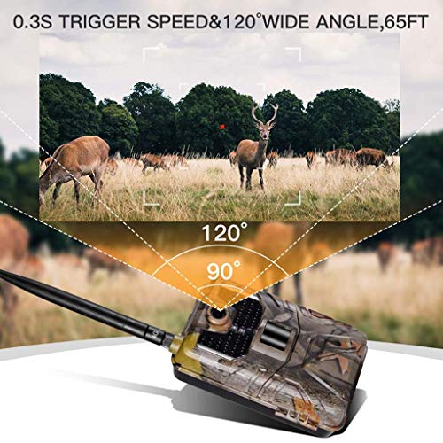 App 4G Wildkamera Jagd Foto Trap Trail Kamera 20mp 1080p Jagdkameras für Nachtsicht Lesen Sie Videos und Live-Fotos auf… – Bild 7