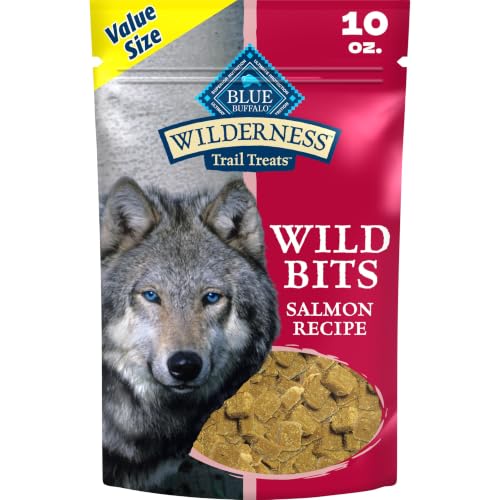 Blue Buffalo Wilderness Trail Treats Salmon Crunchy Dog Biscuits, Grain-Free &…