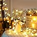 LED Christmas Lights, Wedding Lights Decorations, 33ft 100 LED Warm White Ball String Lights Plug in, Waterproof Decoration lights for Christmas/Patio/Garden/Party/Room/Wedding, with 8 Lighting Modes