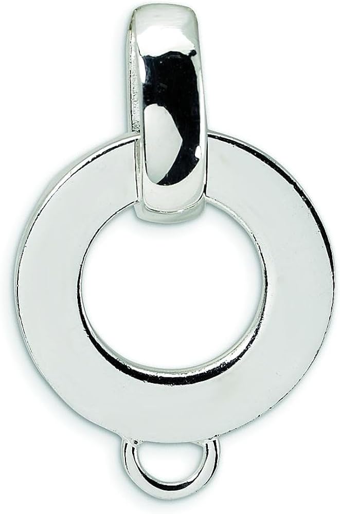 Sterling Silver Charm Holder Clasp Style Charms Jewelry