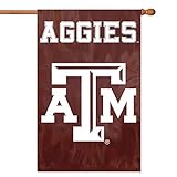 Party Animal Texas A & M Aggies Banner College Flag
