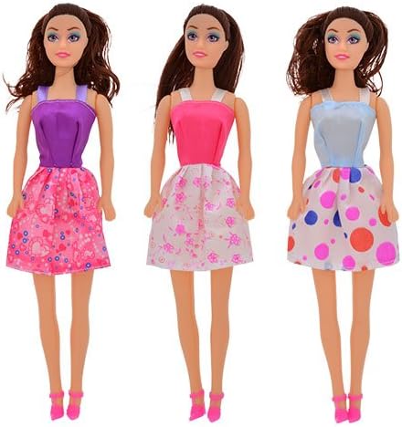 3 Play House Toy Dolls 11"
