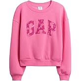GAP girls Logo Relaxed Crew