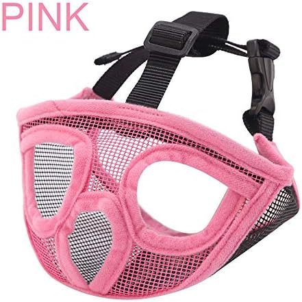 Short Snout Pet Dog Muzzles Comfortable Adjustable Breathable Mesh French Bulldog Pug Mouth Muzzle Mask Anti Stop Bite Supplies