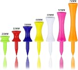Zivisk Golf Tees Plastic 25MM 100 Count Green 1 inch Tee view 5
