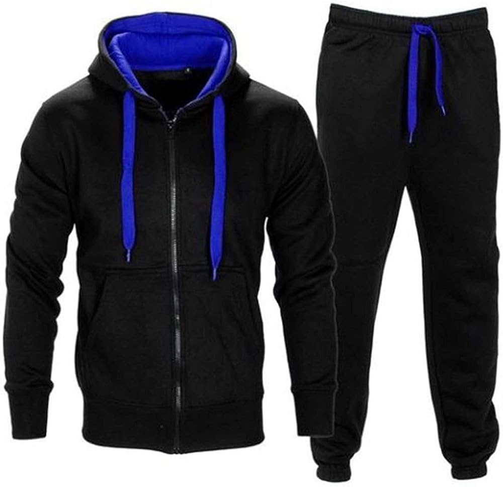 JJZZ Sweatshirt Suit Men's Casual Sweater suitMen's Slim Hiphop Hoodie