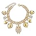 Long Way Summer Style Bracelets for Women Owl Love Pendant Charm Bracelets Bangles Friendship Jewelry