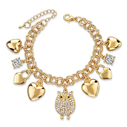 Long way summer style bracelets for women owl love pend…