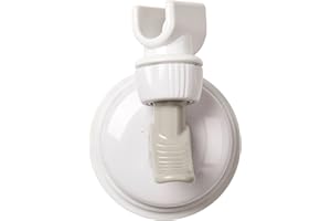 Changing Lifestyles Safe-er-Grip Portable Shower Arm, Contrasted White with gray accents